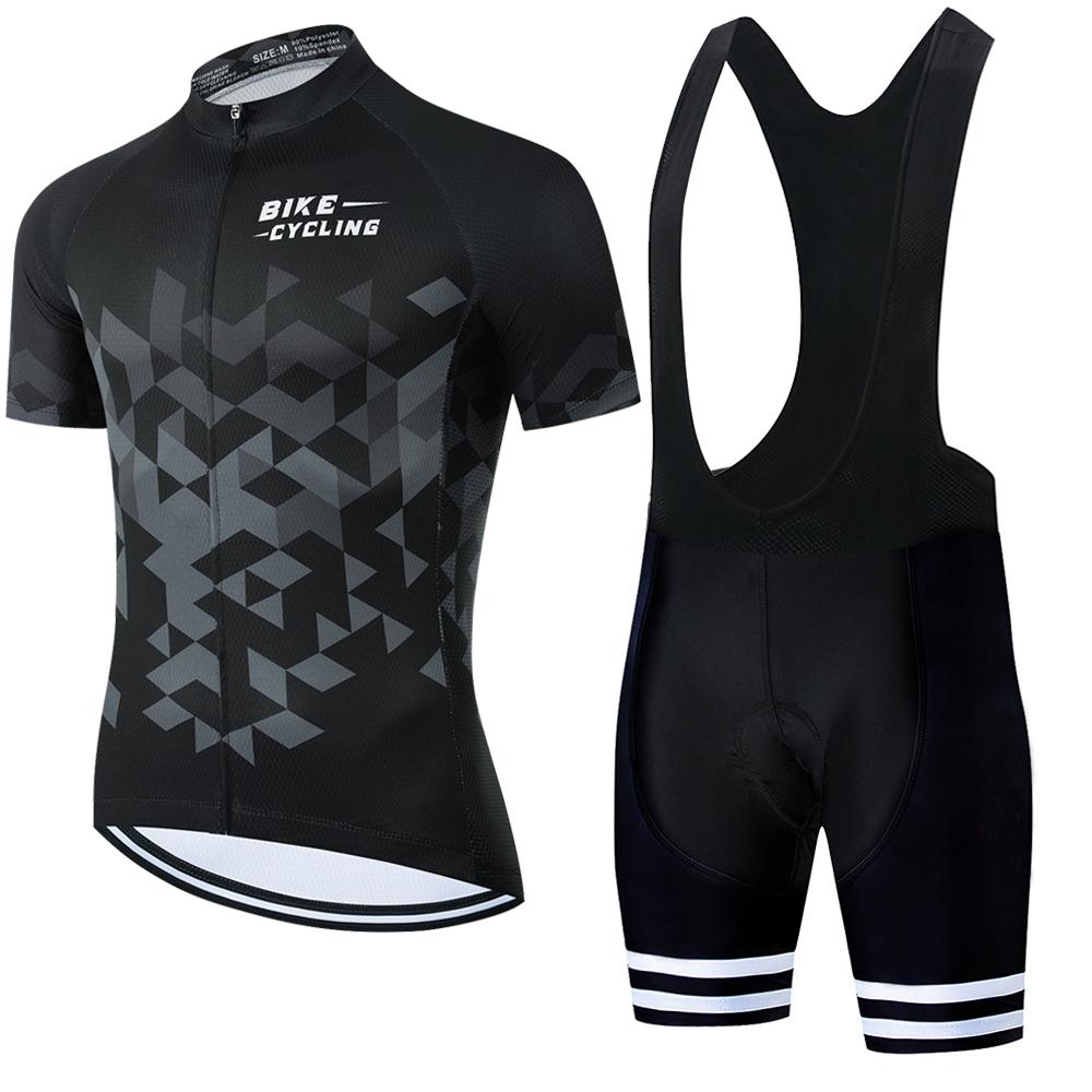 Pro Cycling Jersey Set Summer Short Sleeve Men's MTB Bike Cycling Clothing Maillot Ropa Ciclismo Uniform Suit Summer 2026 Breathable Cycling Suit Set
