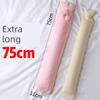 Extra-Long Hot Water Bottle for Bed, Large Size, Plush, Water-Filled, Warm Water Bag for Winter, Warms Hands and Feet, Bed Warming Magic Tool