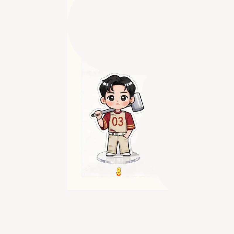 1pc Kpop Stray Kids Member 6cm Stand Cute Kawaii Chef Kitchen Utensils Chibi Figure Desktop Decoration Sign, SKZ Merch STAY Fans Collection Gift
