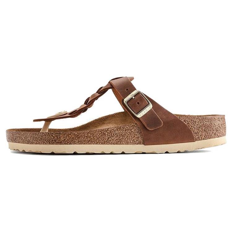 Birkenstock Gizeh braided suede slides Women s 1021336 37