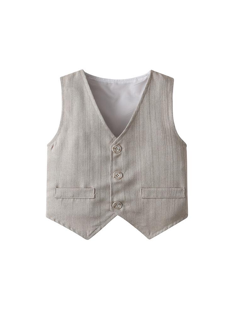 Children's Formal Vest Three-Piece Set: Boys' Spring & Autumn Outfit