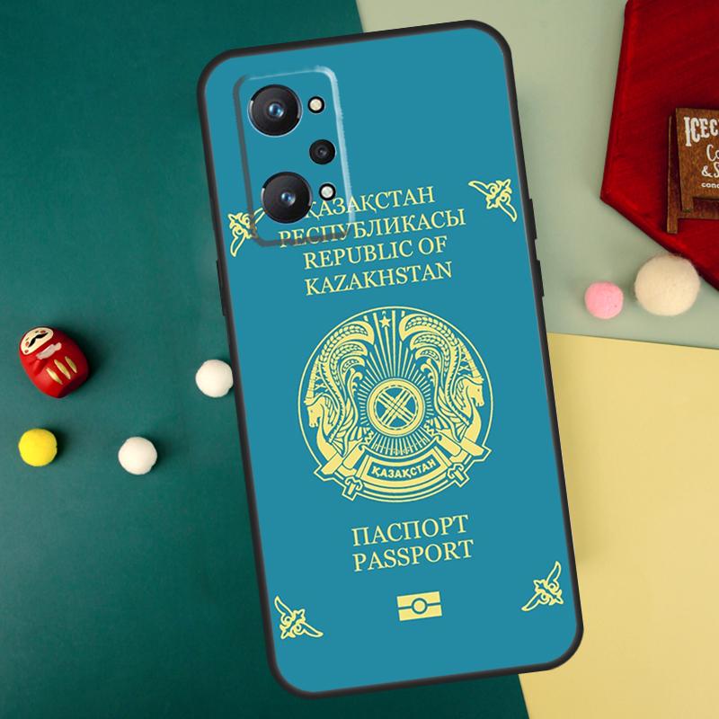Kazakhstan Flag For Realme 10 11 12 13 14 Pro Plus C67 C65 C63 C61 C55 C53 C51 C35 C71 C75 GT7 15 Pro Case