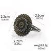 Game Dark Souls Ring Black Red Sapphire Vintage Style Ring Adjustable Metal Rings For Women Men Cosplay Jewelry Accessories Gift