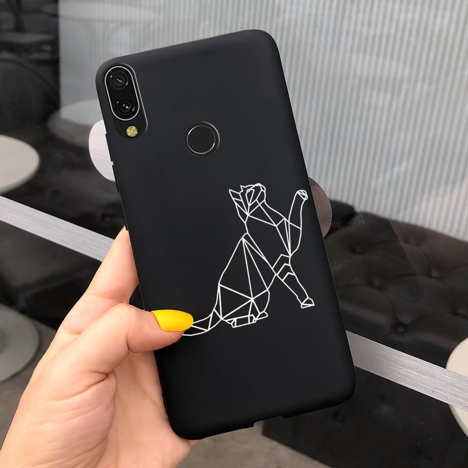 Soft Case For Xiaomi Redmi Note 7 Cover Funda For Redmi 7 7A Fashion Silicone Sunflower Phone Case on Redmi Note7 Pro Back Cover