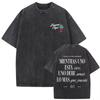 Summer Hot Sale Rapper Bad Bunny Washed Vintage T-shirt Debi Tirar Mas Fotos DTMF World Tour 2026 T Shirts Men Women Vintage Oversized Tshirt