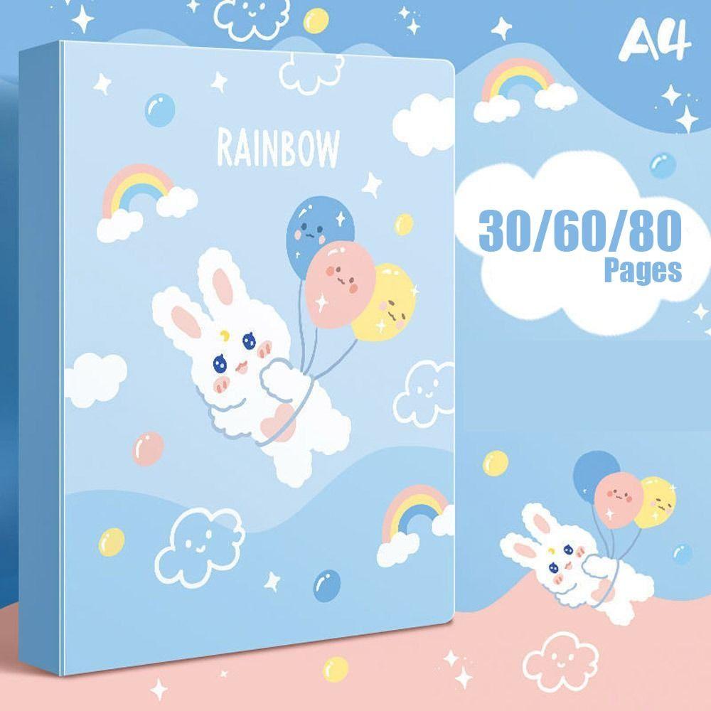 Transparent Bag File Folder Plastic File Storage Bag Waterproof Archives Bag