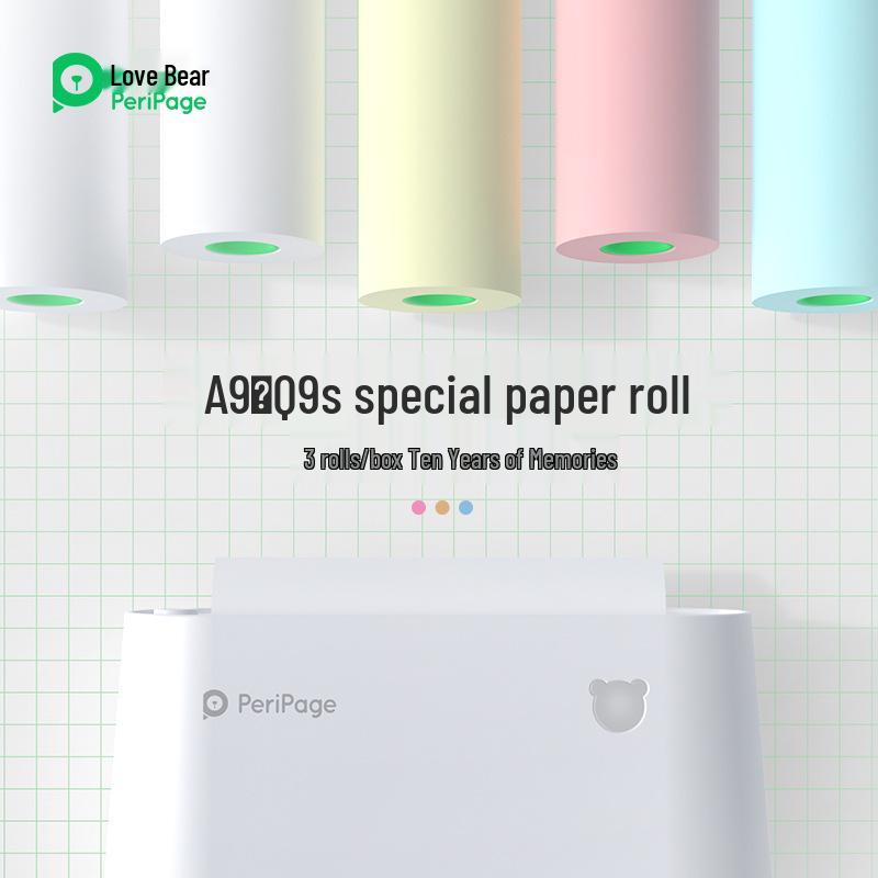 Ericbear A9 High-Definition Thermal Photo Paper, Ten-Year Keepsake, Mistake-Free and Three-Proof Printing.