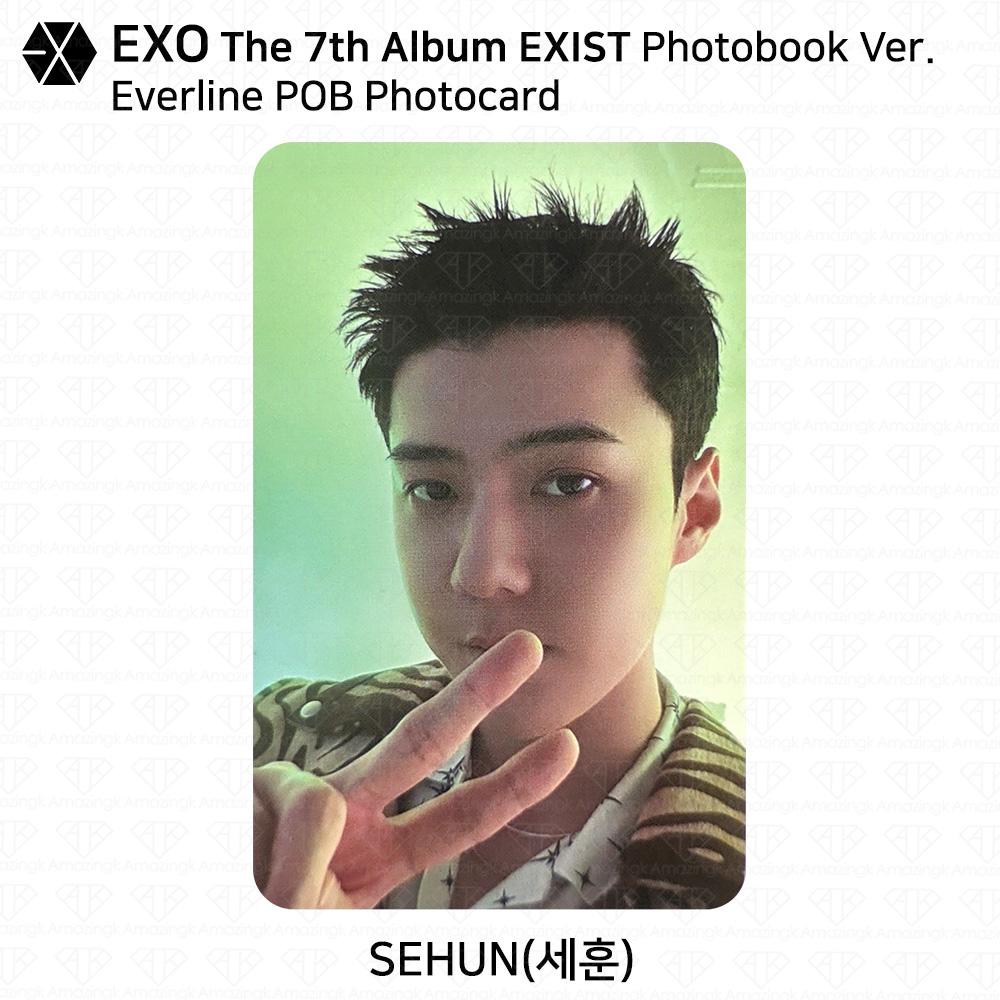 EXO The 7th Album EXIST POB Photocard Apple Music Soundwave Makestar Ktown4u