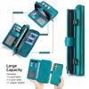 Seria MEGSHI 020 dla Samsunga Galaxy S23 FE Etui Skórzany Pokrowiec na Telefon Crossbody Odpinany Portfel