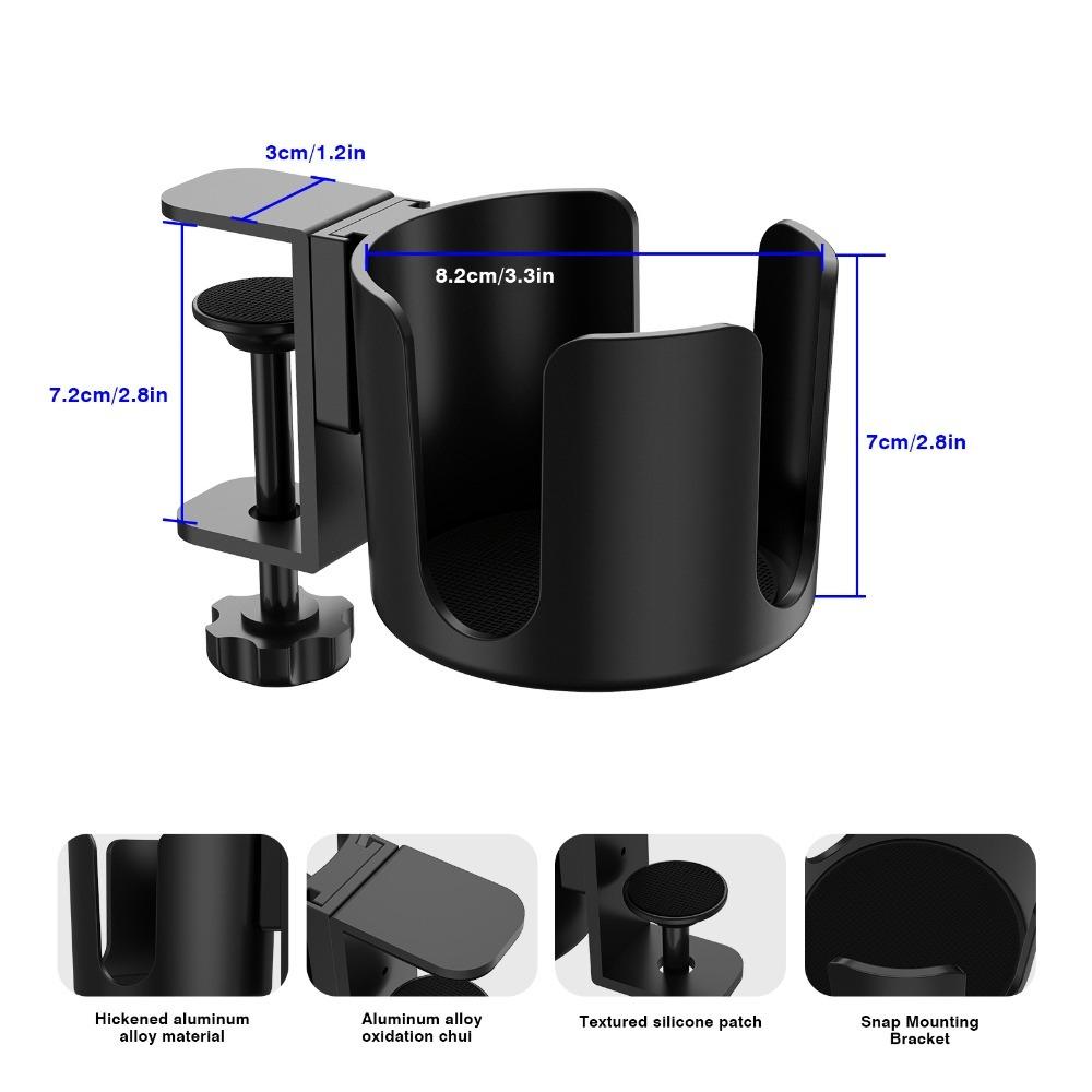1PC Universal Adjustable Cup Holder Arm Clamp Stand for Desk Coffee Mug Water Bottle Drink Container Organizer Mug Holder