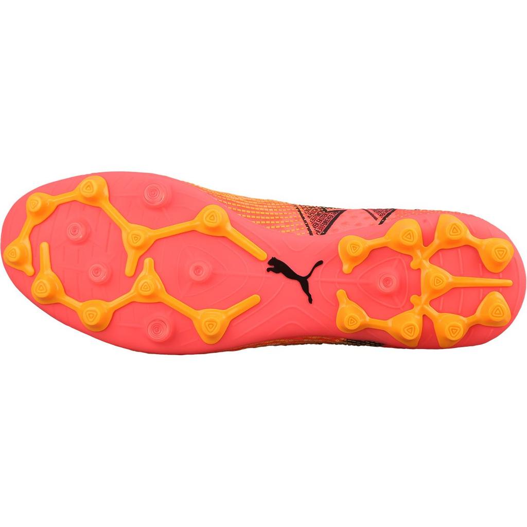 Puma Future Ultimate Anti-Kick Comfort MG (Rubber Short Studs) Durable Soccer Shoes Unisex Soccer Shoes Sunset-Red 107703-03
