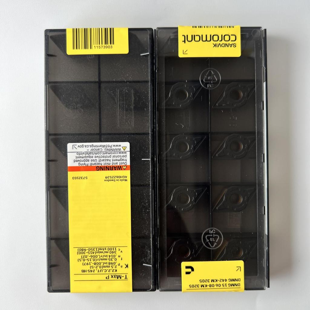 SANDVIK / DNMG150608-KM 3205 / Original Swedish hard alloy blade 10 Pcs