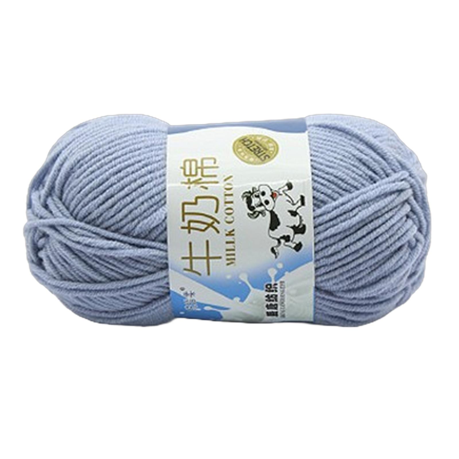 

Пряжа для ручного вязания Молочная хлопковая пряжа Мягкая пряжа Разноцветная пряжа для вязания крючком Хлопковые нитки Вязальные принадлежности для детей 30