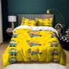 Dog Man Bedding Sets 3Pcs Lightweight Duvet Cover Set With Zipper Closure Soft Breathable Bedding Duvet Cover With Pillowsham
