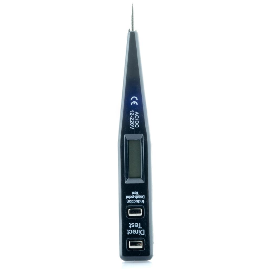Próbnik Napięcia Z Wyświetlaczem Lcd 12-220V - Precyzyjny Pomiar