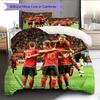 Atlanta United FC Pattern Bedding Home Decoration Birthday Gift (1 * duvet cover + 2 * pillowcase, without core)