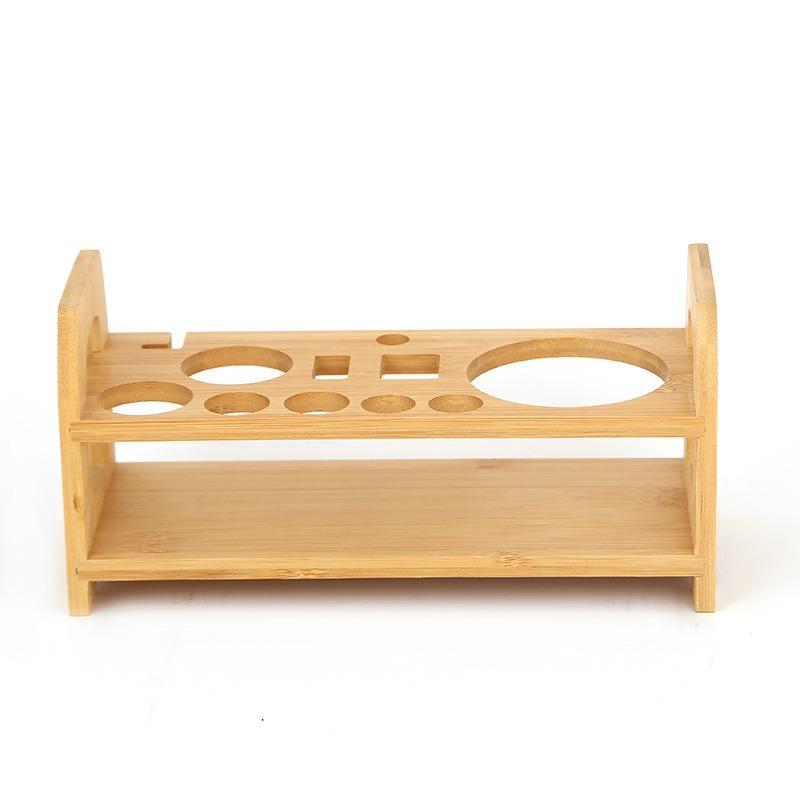 10-piece Stainless Steel Cocktail Shaker Set with Bamboo Stand