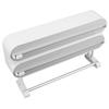 3 In 1 Wrap Cutter Organizer with Paper Towel Holder Magnetic Plastic Aluminum Alloy Space Saving Bi
