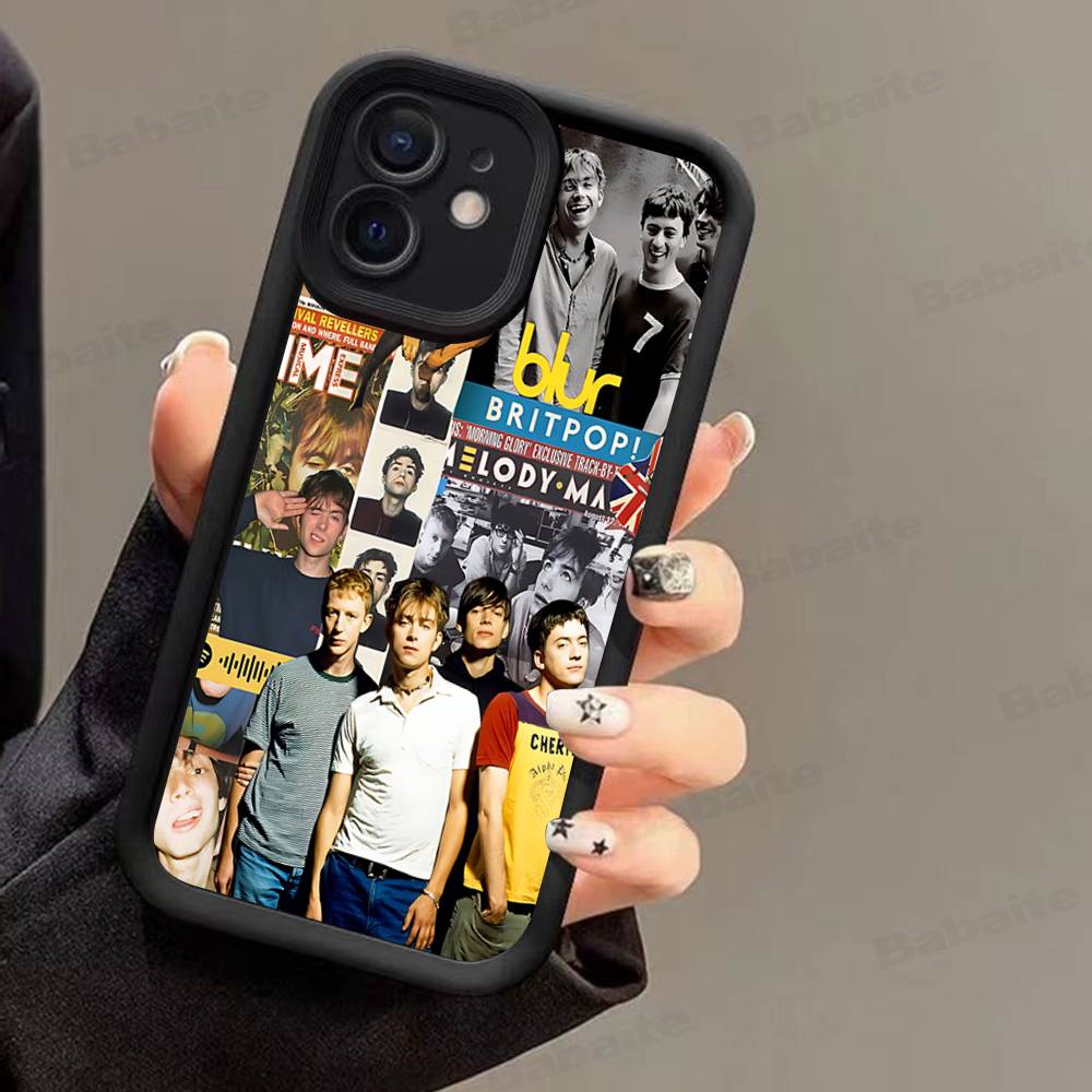 Rock Band B-Blur Phone Case For IPhone 17 16 15 14 13 12 11 Pro Max 16E Plus INS Soft Cover