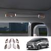 L/ RHD For Lexus LM350H LM500H  2024 2025 Interior Accessories ABS Carbonfiber Car roof middle row door handle cover sticker