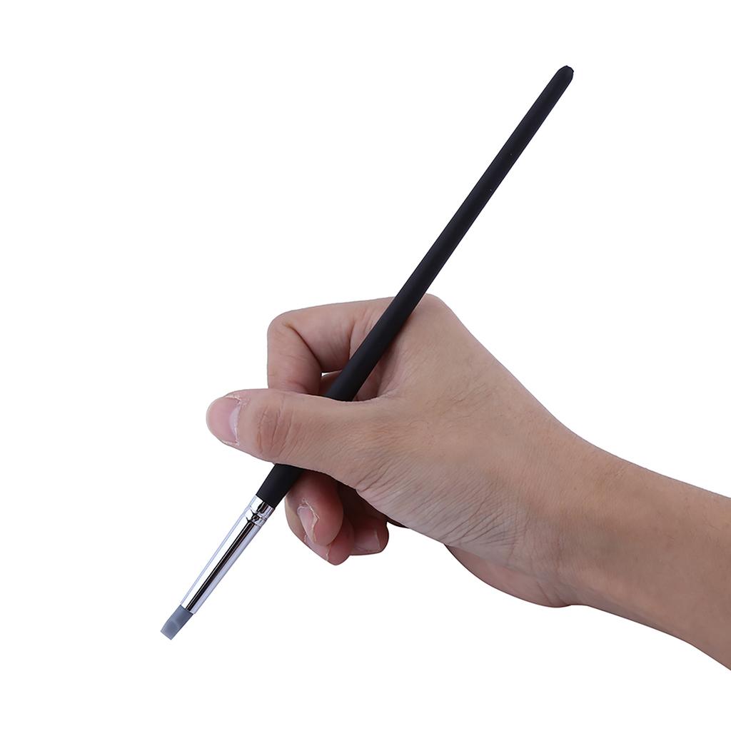 5pcs Flexible Silicone Wax Clay Sculpting Carving Pottery Making Tool Pen With Wood Handles