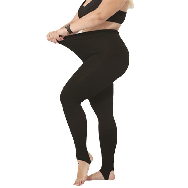 Women's Extra Thick Cotton Cashmere Winter Leggings - Plus Size, Warm One-Piece Pants for Northeast, European, and American Markets