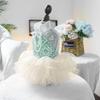 Pet Circle Dog Cat Dress Thin Mint Mamba Formal Gown Small Medium Large Pets