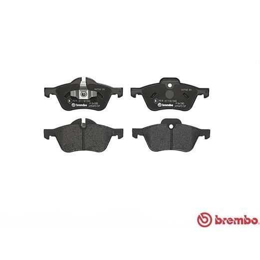 Brembo kit de plaquettes de frein p06030 - 4 pièces