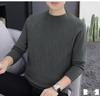 Men's Lyocell Wool Crew Neck Sweater - Warm, Light, Mature Style Knitwear
