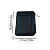 Large Capacity Ultra Thin Card Bag Creative Zipper Multi Slot Wallet for Students Travelers Professionals