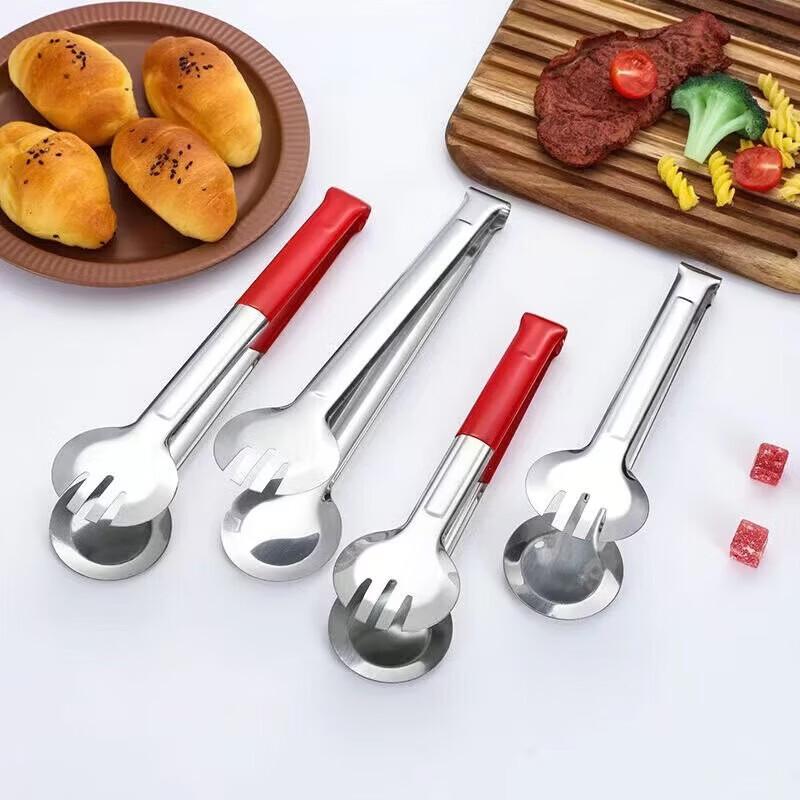 Stainless Steel Heat-Resistant Food Tongs