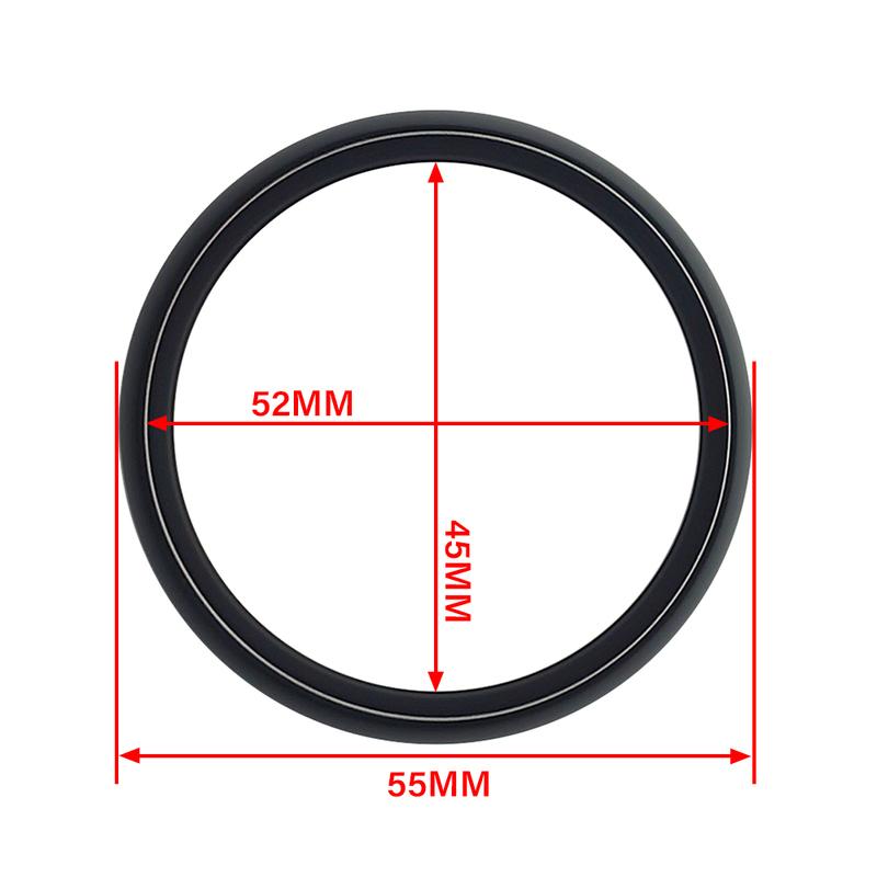 ELING  Silver or Black Stainless Steel Bezel for 52mm/85mm  Car Motorcycle Gauge