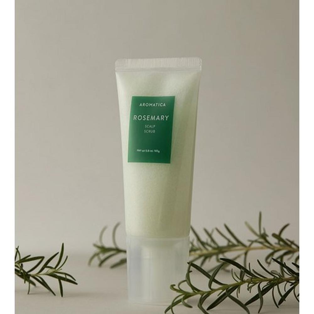 AROMATICA Rosmarin Kopfhaut Peeling 165g - Tiefenreinigung, Peeling-Pflege für die Kopfhaut, Koreanisch