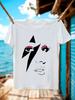 Lady Gaga Graphic Tshirt for Men Women Bold Face Lightnin...