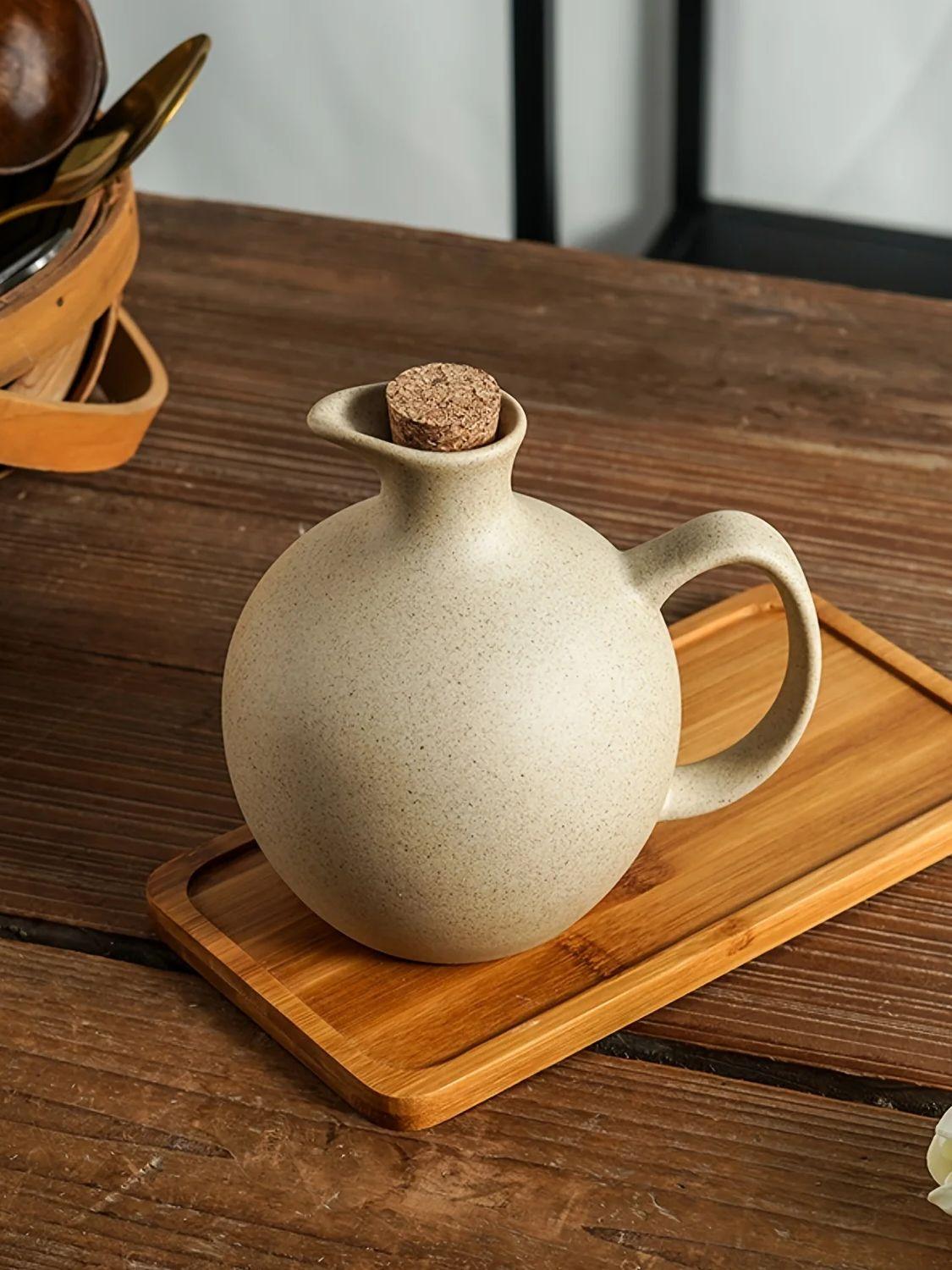 

Japanese Style Creative Minimalist Ceramic Spice Jars Set of 3 Kitchen Seasoning Containers Salt Sugar Canisters