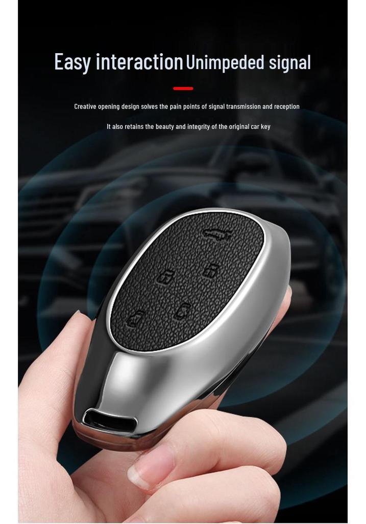 JAC Refine RF8 PHEV Car Key Protective Shell - Simple Style for Men and Women