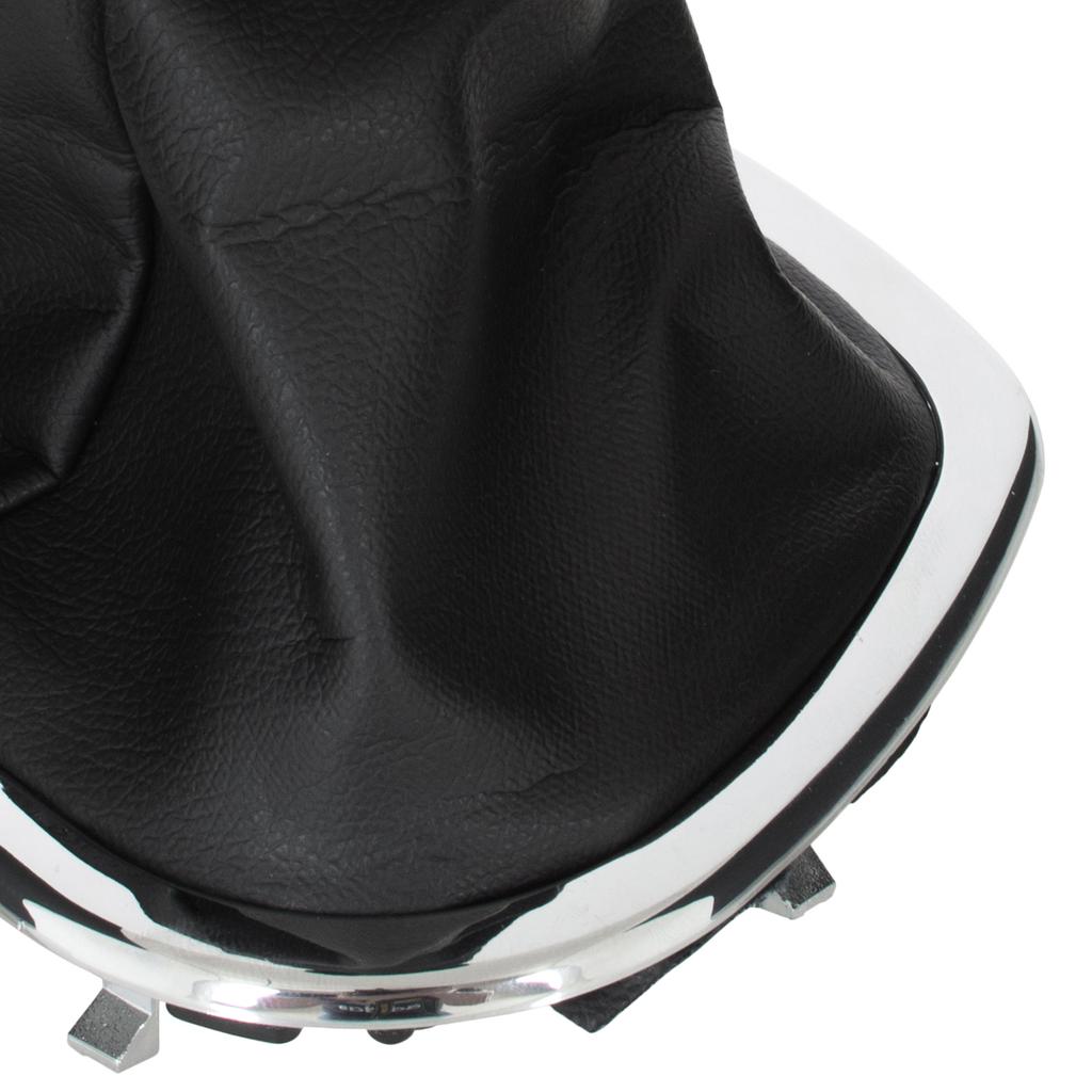 Renault Trafic III 14-19 Gear Shift Knob, Black & Chrome with Black Gaiter with Chrome Frame, 6 Speed