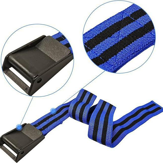 BFR Fitness Tourniquet Band for Blood Flow Restriction Training – Arm & Thigh Muscle Building, Curvy Hips Elastic Band