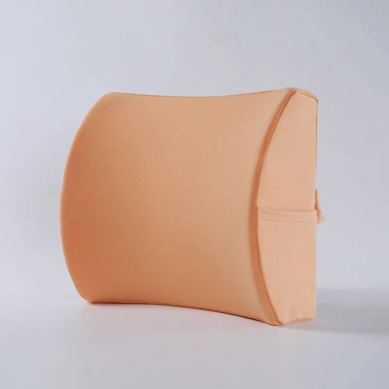 Waist Cushion Slow Rebound Car Chair Lumbar Pillow For Sitting Comfortable And Soft Sedentary Artifact Office Memory Cotton