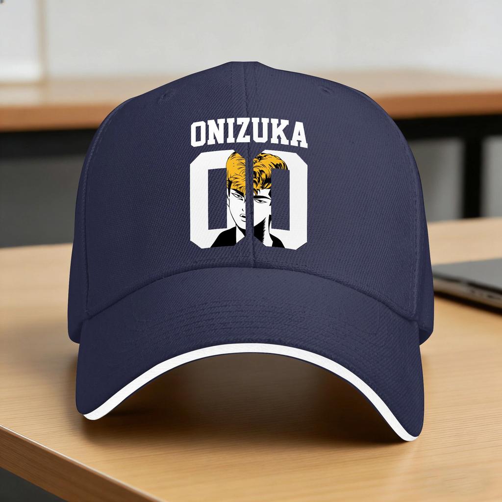 GTO Anime Great Teacher Onizuka Baseball Cap Yk Funny Women Unisex Trucker Hat Breathable Custom DIY Tennis Skate Baseball Caps