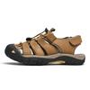 Fashion New Outdoor Summer Men Sandals Travel Leather Men's Casual Shoes Non-Slip Quick Dry Beach Shoes Male Roman Shoes Plus Size 39-48