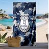 Asciugamano da Spiaggia con Stampa del Football Club Everton, Asciugamano Grande Morbido ad Asciugatura Rapida per Spiaggia Campeggio Nuoto