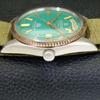 VINTAGE RICOH R31 AUTOMATIC JAPAN MENS GREEN COLOR DIAL WATCH a702095-5 R208-a702095
