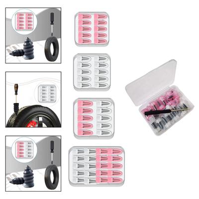 Tire Repair Rubber Nail Kit Reliable Air Seal Plugs Tire Hole Patch Tool for On the Go Tire Fix
