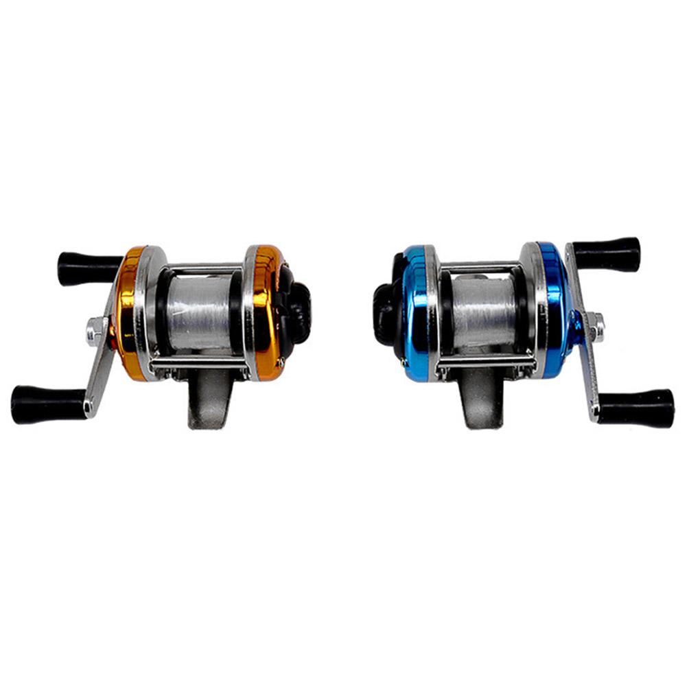 Mini Fishing Reel Winter Fishing Double Rocker Arm Metal Special Fishing Line Reel Ice Fishing Reel Left And Right Hand Reels