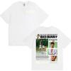 Rapper Bad Bunny Album Cover Graphic T Shirt Debi Tirar Mas Fotos DTMF Print T-shirt Men Women Casual Cotton Tshirt