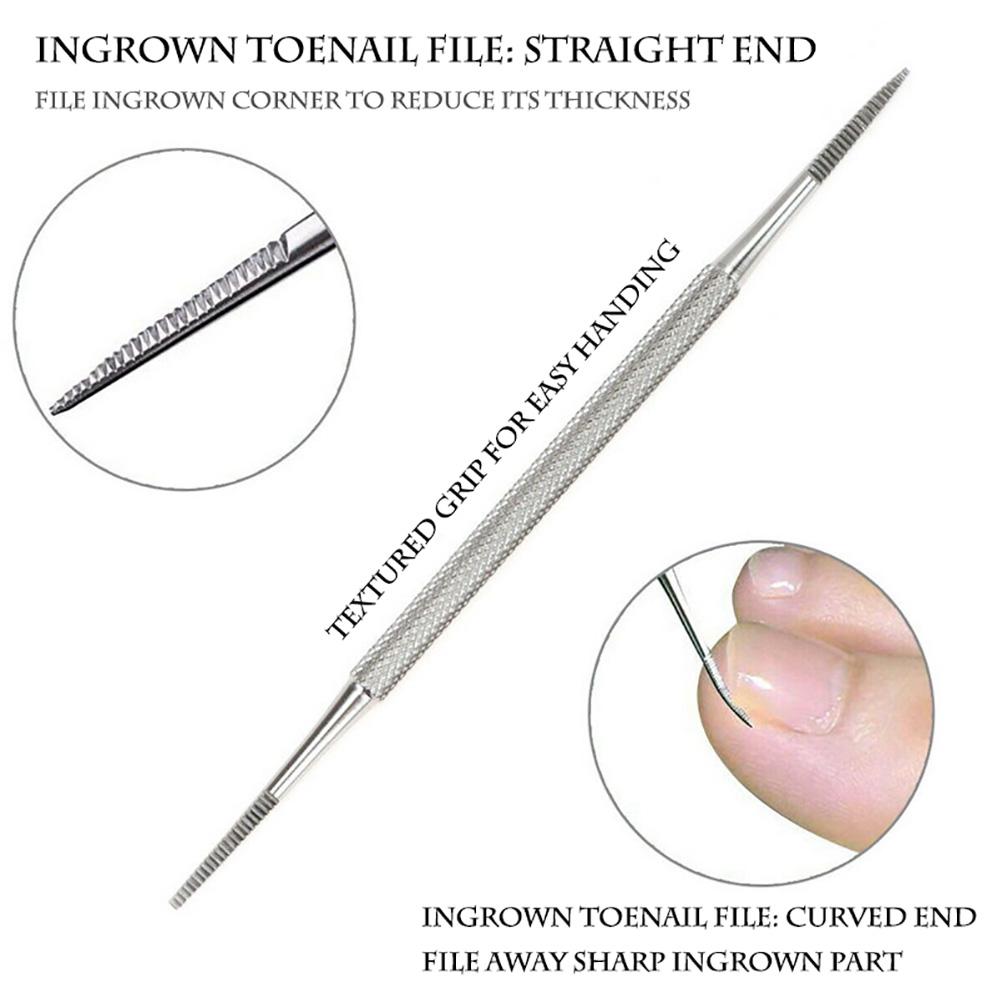 12PCS Ingrown Toenail Tool Stainless Steel Ingrown Toenail Treatment Pedicure Tools