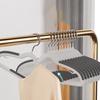 10Pcs Set of Non-slip Hangers Sturdy and Durable Rotating Hook Hangers Laundry Bathroom & Bedroom Clothes Hangers Organization