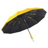 72-Bone Automatic Large Sunshade Umbrella: Durable Parasol for Women and Men, Ideal for Sunny and Rainy Days.