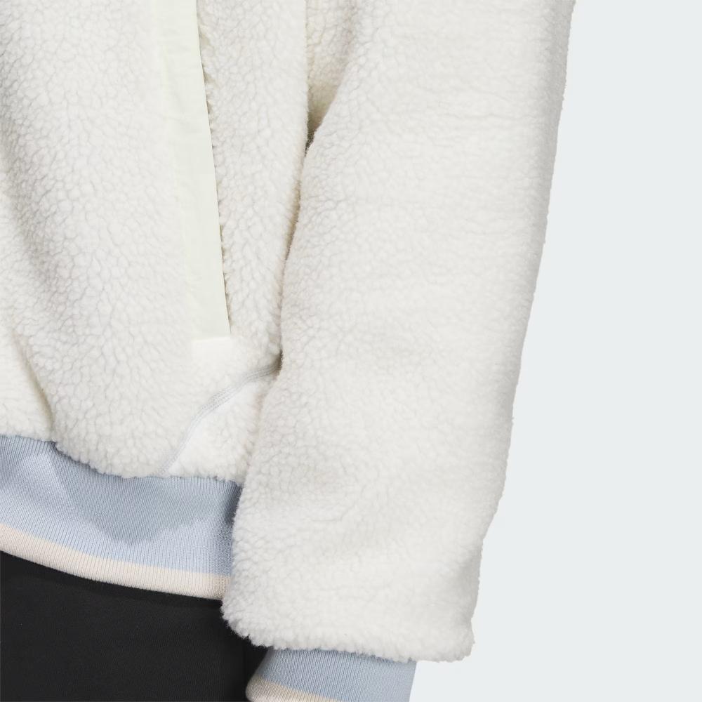 Adidas Originals Logo Print Fleece Padded Jacket IL8917 Asian Size XS-XXXL